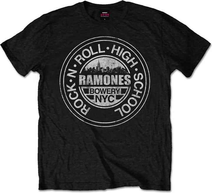 Ramones Rock 'n Roll High School, Bowery, NYC