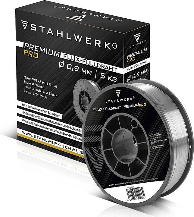 Actual product image Stahlwerk Welding wire MIG MAG Premium cored wire E71T-GS Ø 0.9 mm S200/D200 5 kg