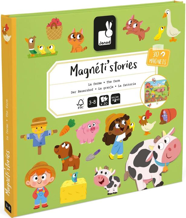 Actual product image Janod Magnetistories Bauernhof (German)