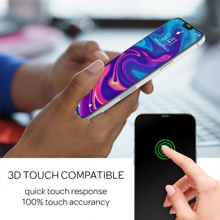 Immagine prodotto Nalia 4x vetro protettivo & 1x sagoma (4 Pezzo/i, Apple iPhone 12 Pro Max)
