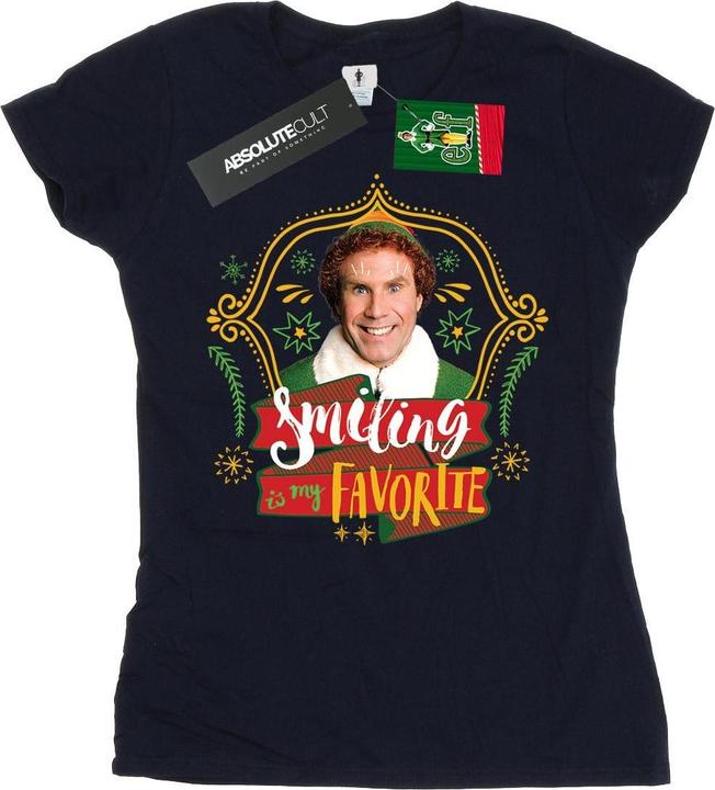Immagine prodotto Elf Buddy Smiling Maglietta Donna (L)