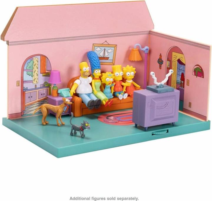 Produktbild Jakks Pacific Simpsons Minifiguren Spielset Wohnzimmer
