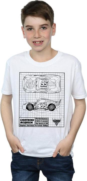 Produktbild Disney Cars Lightning McQueen Blueprint TShirt Jungen (152, 158)