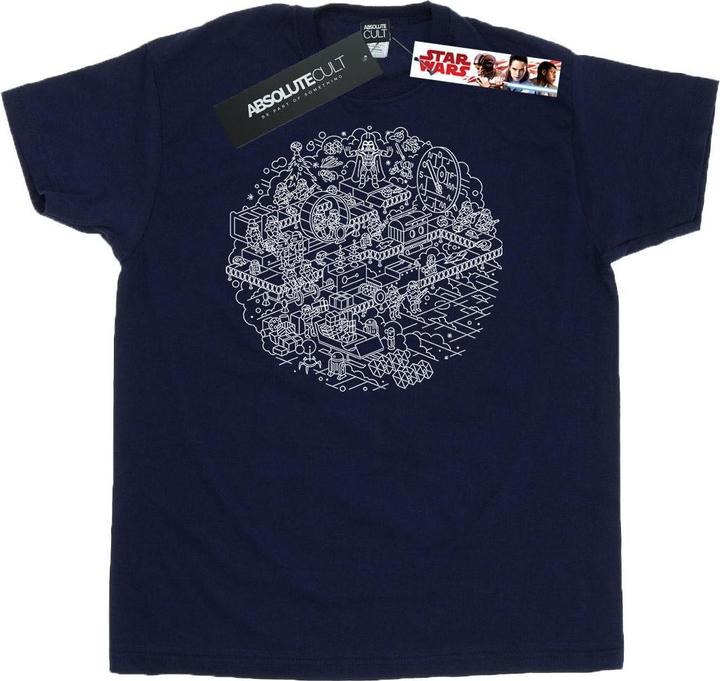 Star Wars Christmas Death Star TShirt (S)