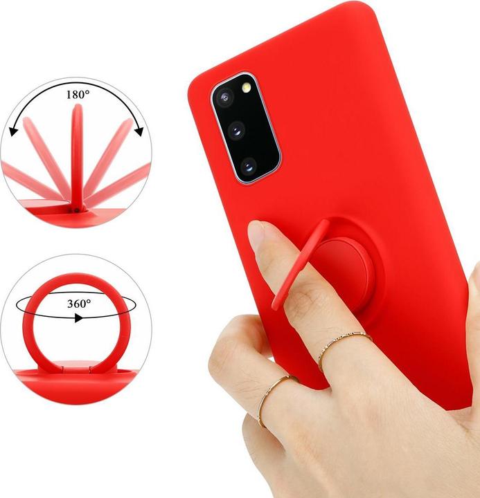 Produktbild Cadorabo TPU Liquid Ring Silicone Case Hülle (Samsung Galaxy S20 FE)