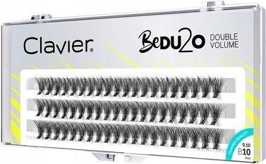Clavier CLAVIER BeDU2O Double Volume kępki rzęs 10mm (Künstliche Wimpern)