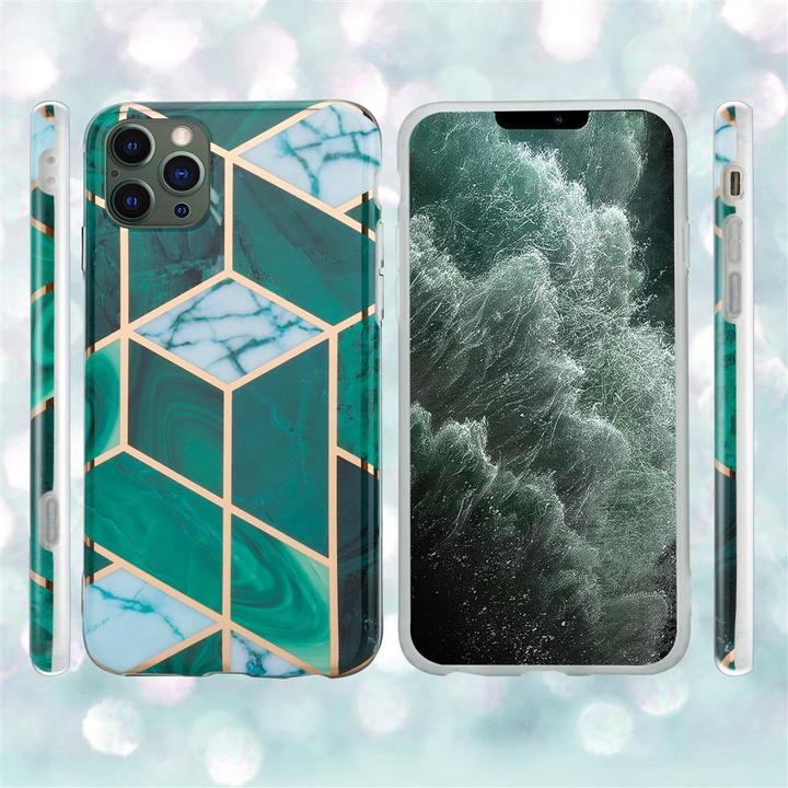 Actual product image Cadorabo IMD TPU Colorful Marble Cover (Apple iPhone 12 Pro Max)