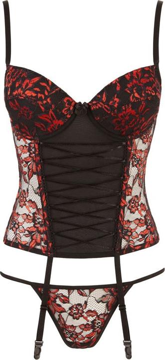 Actual product image Cottelli Collection Suspender corsage with string (S)