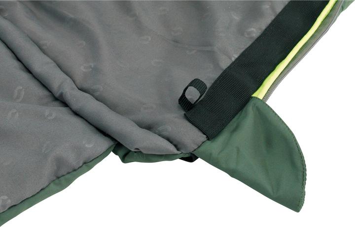 Actual product image Outwell Contour Lux XL polyester sleeping bag, green (235 cm)