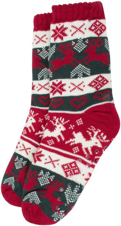 Image du produit Normani Chaussettes câlines tricotées avec motif norvégien et ABS (Une unité par pack, 35 - 41)