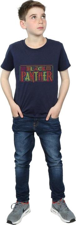 Image du produit T-Shirt Garçons Black Panther Tribal Logo (140, 146)