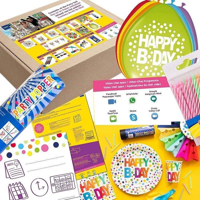 Immagine prodotto Unf Ug Online Birthday: Box per il compleanno per 6 Invitati