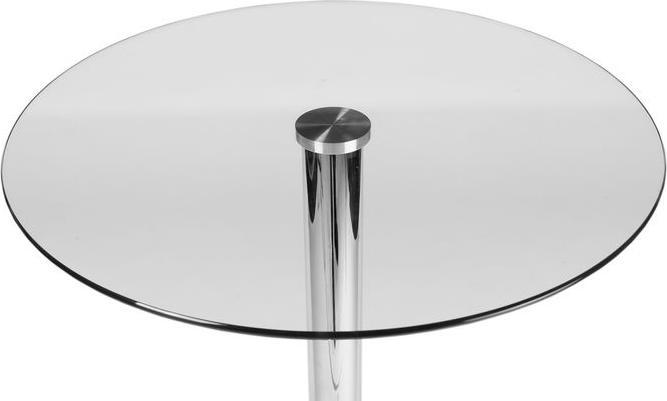 Immagine prodotto Swisshandel24 Tavolo in vetro rotondo 105 cm, vetro trasparente