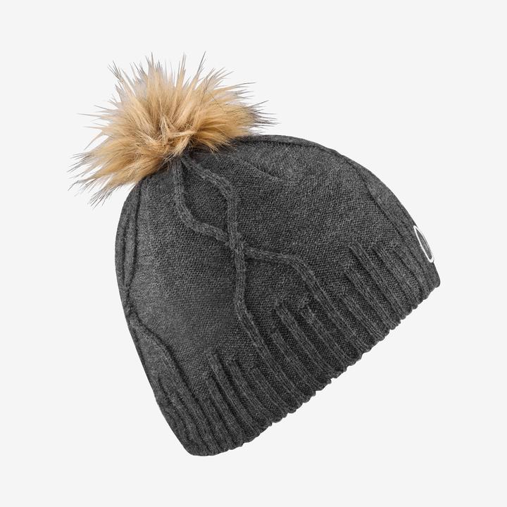 Immagine prodotto Wedze Cappello da adulto in maglia a cavo - Pelliccia Virgin grigio scuro