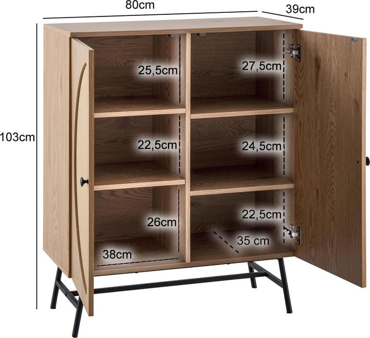 Produktbild Wohnling 80x103x39
