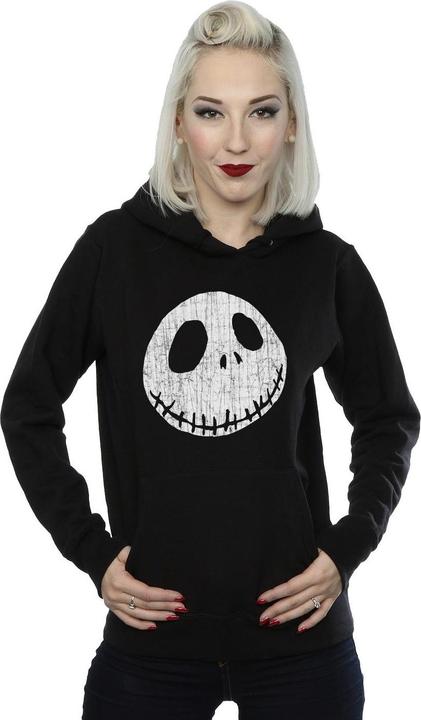 Image du produit Disney - Sweat à capuche NIGHTMARE BEFORE CHRISTMAS JACK CRACKED FACE - Femme (S)