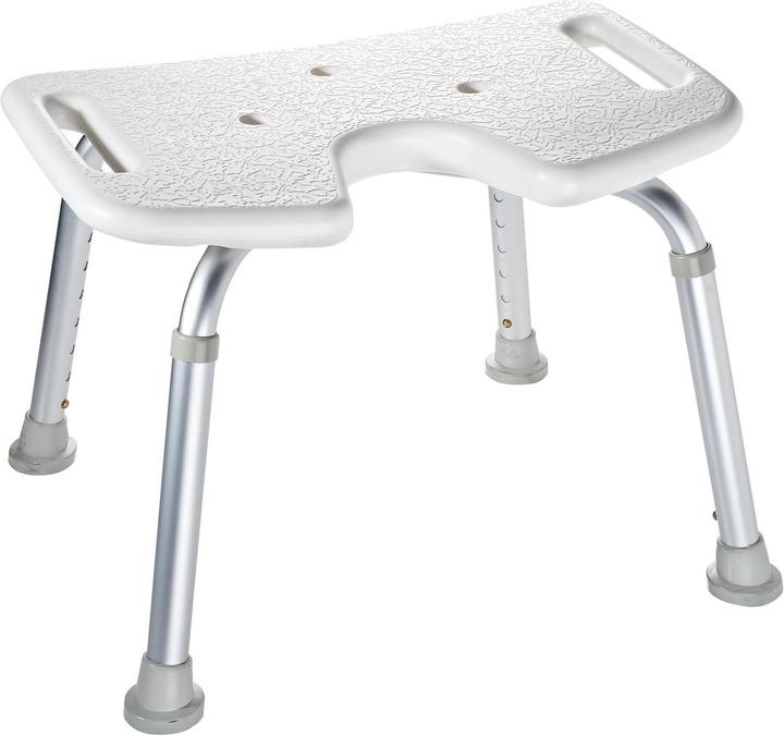 Ridder Tabouret de salle de bains confortable avec découpe hygiénique (150 kg)