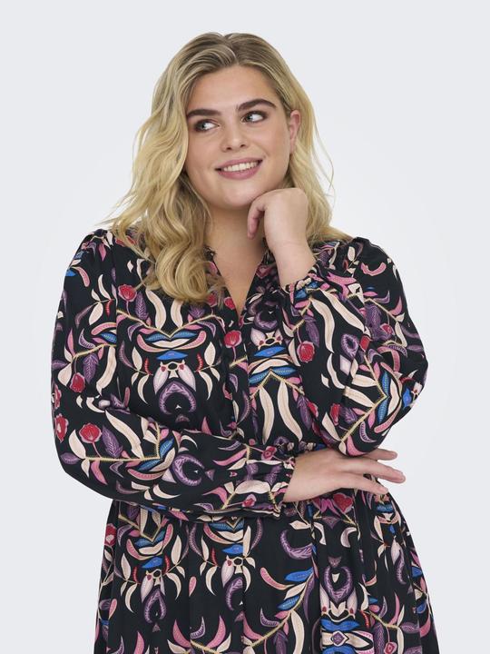 Image du produit Only CARNOLANA Robe courte Tunique avec demi-patte de boutonnage (46)