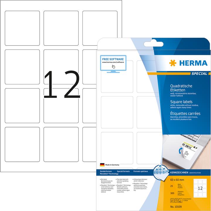 Immagine prodotto HERMA Etichette rimovibili A4