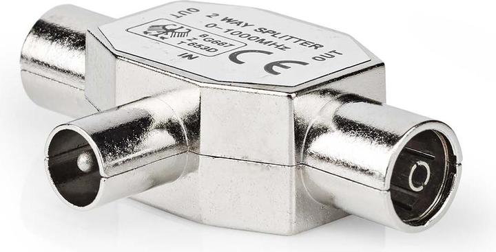 Produktbild Nedis Koax-Splitter IEC (Coaxia l) männlich - 2X IEC (Coaxia (Antennenkabel)