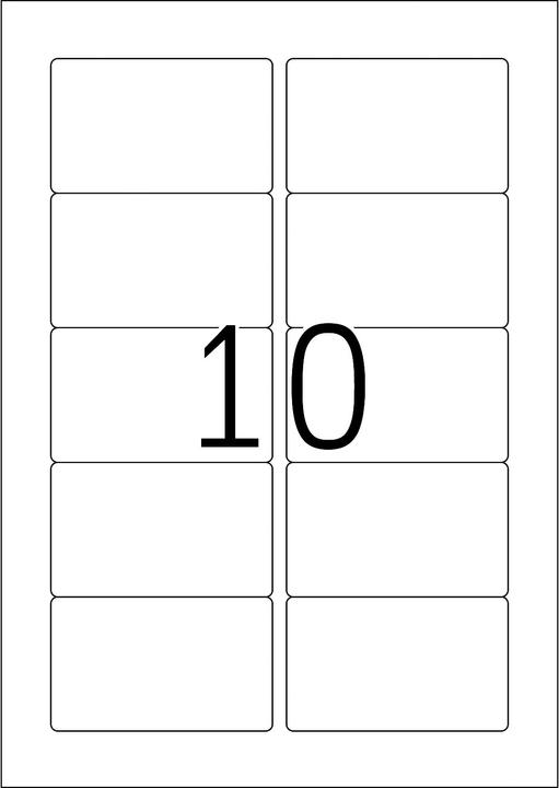 Actual product image HERMA Inkjet labels A4