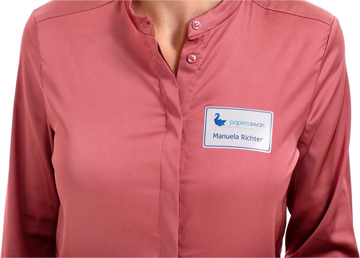 Actual product image Herma A4 removable name labels