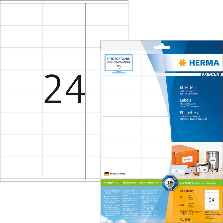 HERMA Address labels A4