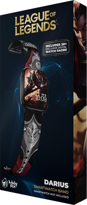 Actual product image Moby Fox League of Legends bracelet pour smartwatch Darius (22 mm, Stainless steel, Silicone)