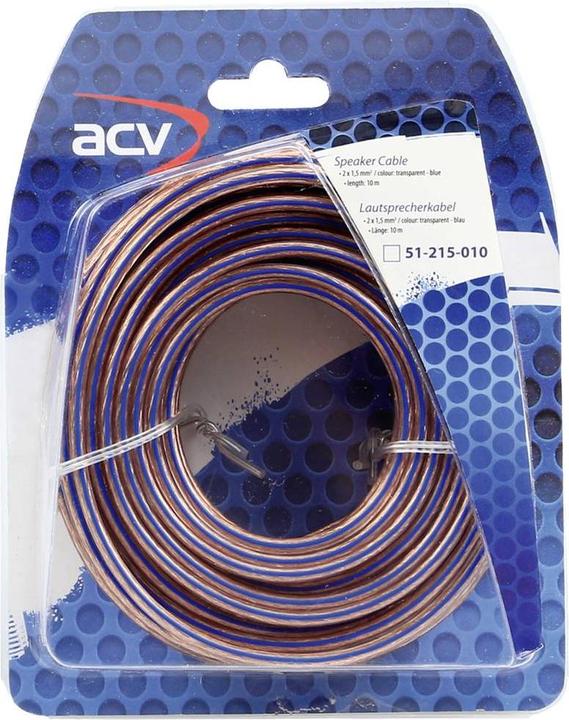 Produktbild ACV Car HiFi Lautsprecherkabel-Set 2 x 1.50 mm² 10 m