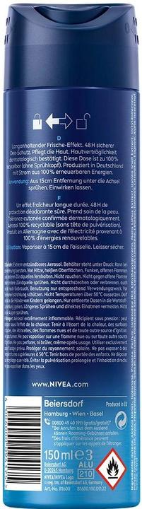 Actual product image NIVEA Fresh Active Spray (Spray, 150 ml)
