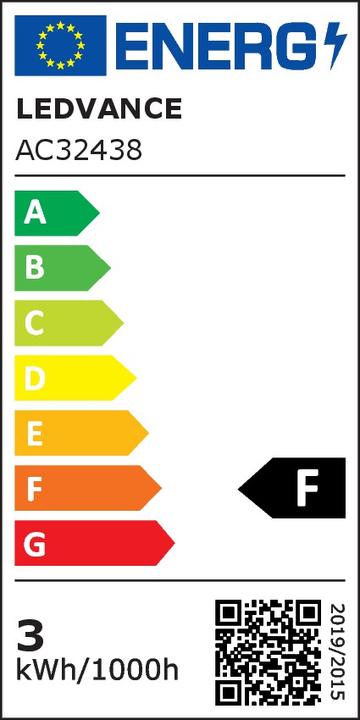 Energie-Label Osram Led Retrofit Classic P (E14, 25 W, 250 lm, 1 x, F)