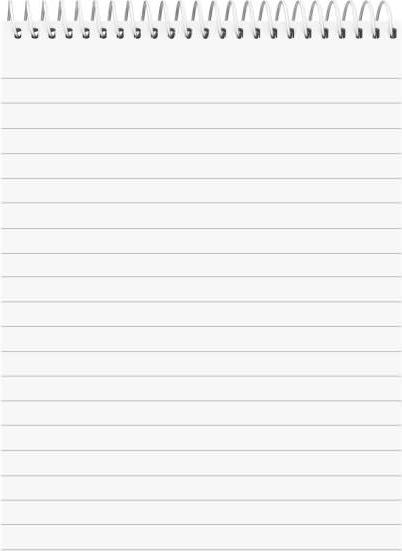 Actual product image Spiral notepad (A5, Lined)
