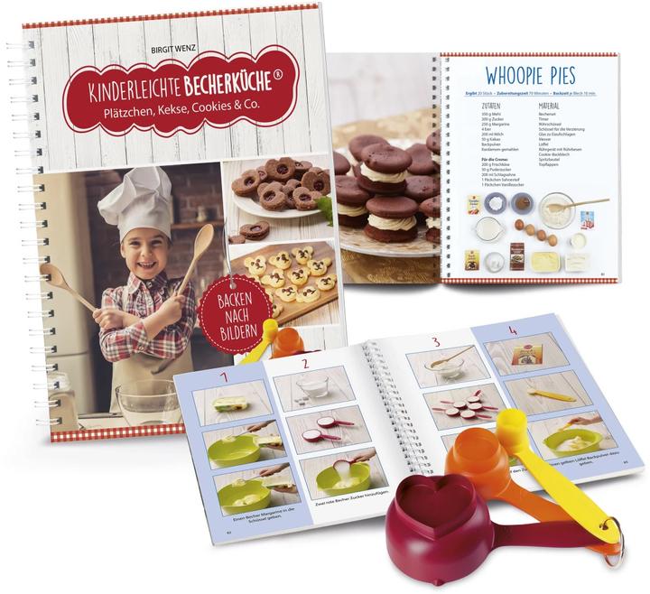 Immagine prodotto Kinderleichte Becherküche - Plätzchen, Kekse, Cookies & Co (Tedesco, Birgit Wenz, 2017)