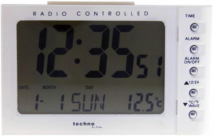 Actual product image Technoline Radio controlled alarm clock WT188 white