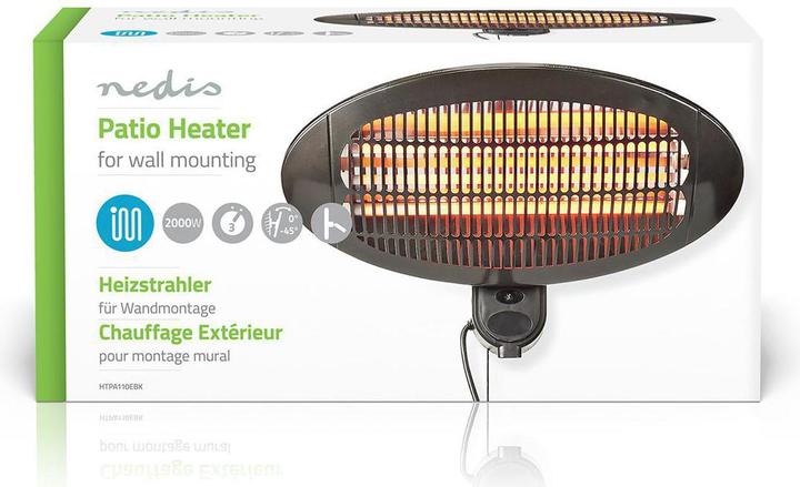 Actual product image Nedis Patio heater | 2000 W | 3 heat settings | on (2000 W)