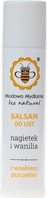 Miodowa Mydlarnia Honigseifenfabrik Lippenbalsam mit Bienenwachs Ringelblume und Vanille 45ml (45 ml)