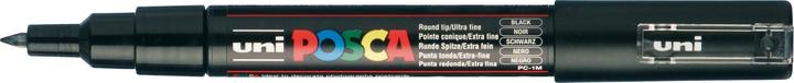 Actual product image Posca Marker PC-1M round tip (Black, 0.70 mm, 1 x)