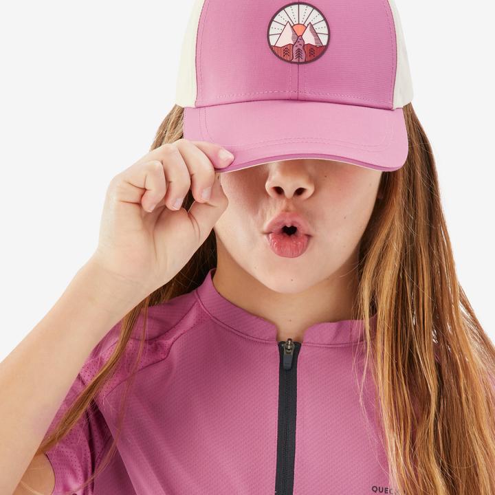 Produktbild Quechua Schirmmütze MH100 Kinder Grösse 122–170 rosa/beige
