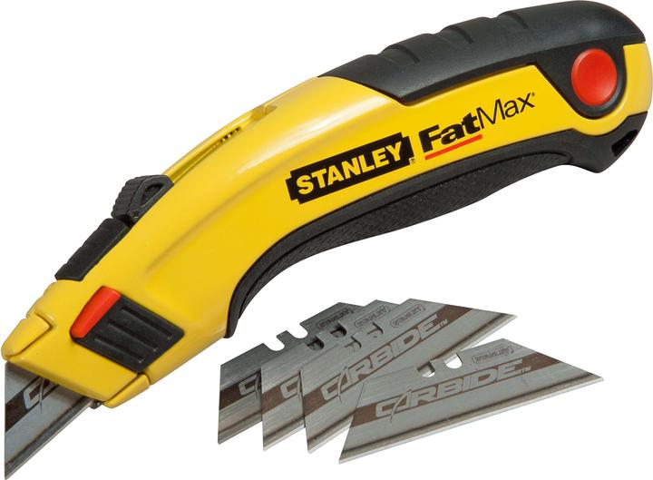 Produktbild Stanley Messer FatMax mit 5 Carbide Klingen (Cutter)