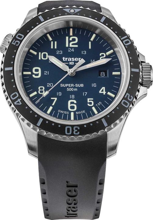 Actual product image Traser P67 SuperSub (Diving watch, 46 mm)