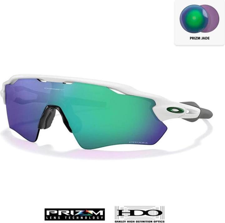 Actual product image Oakley Radar EV Path (Polarised White, PRIZM Jade)