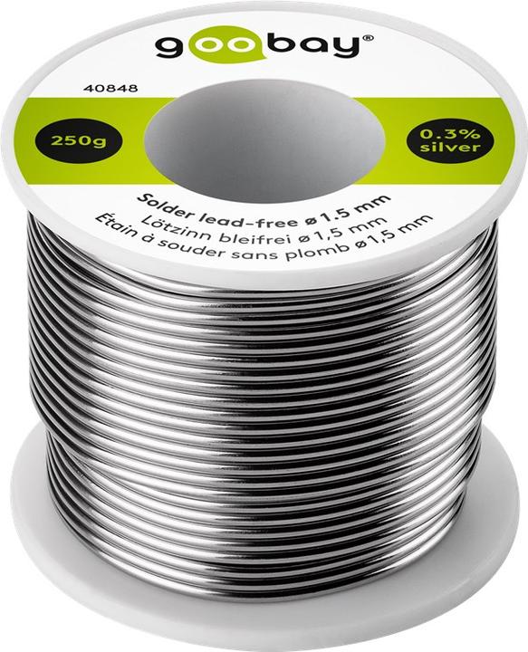 Produktbild Goobay Bleifrei löten ø 1,5 mm, 250 g 40848 (Lötspulenkit)