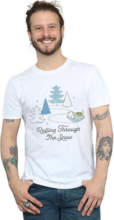 Produktbild Star Wars The Mandalorian Rolling Through The Snow TShirt (4XL)