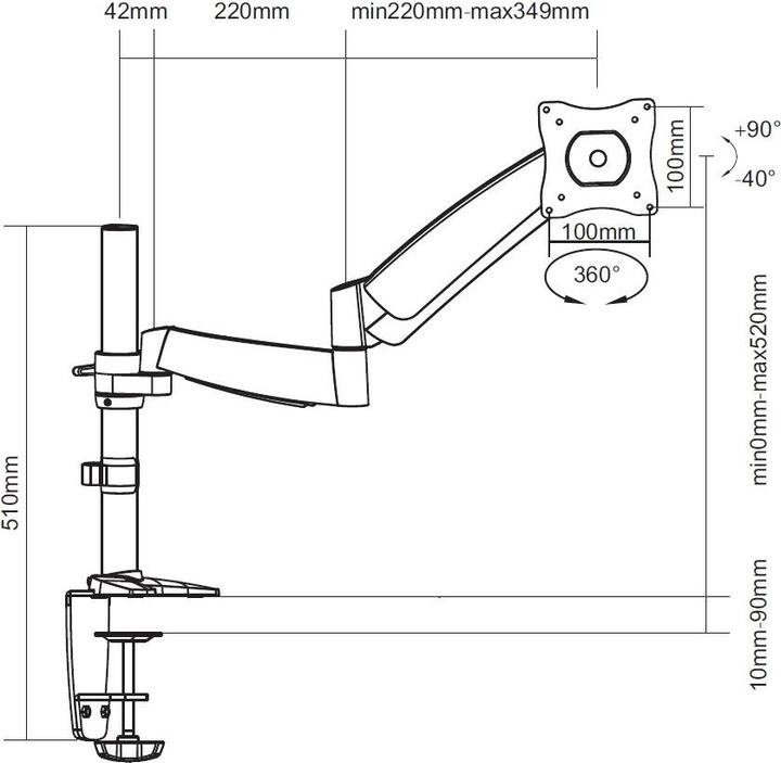 Image du produit equip Support de table (Tables, 27")
