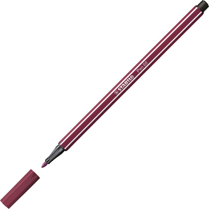 Actual product image STABILO Pen 68 (Crimson, 1 x)