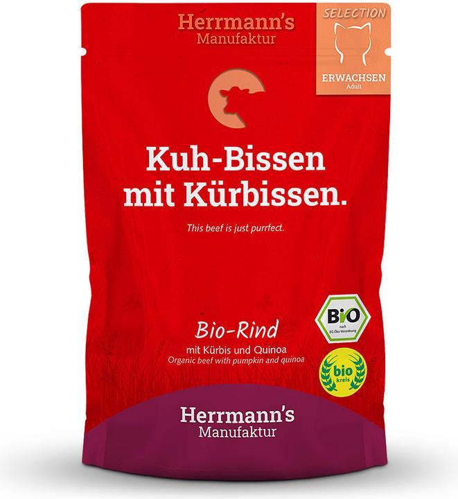 Immagine prodotto Herrmanns Selezione di manzo con zucca e quinoa (Adulto, Senior, 1 pz., 100 g)
