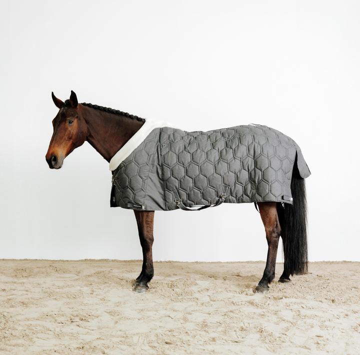 Actual product image Fouganza Combo stable rug horse/pony - 400 dark grey (165 cm)