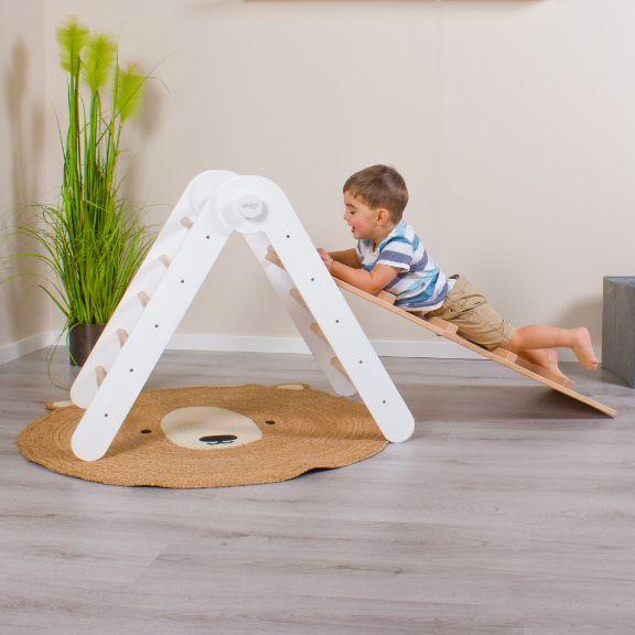 Produktbild Tobi Kletterleiter und Rutsche 2in1 weiss lackiert