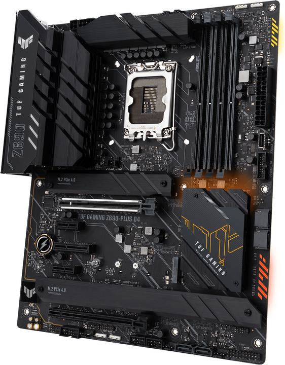 Produktbild ASUS TUF Gaming Z690-Plus D4 (LGA 1700, Intel Z690H, ATX)