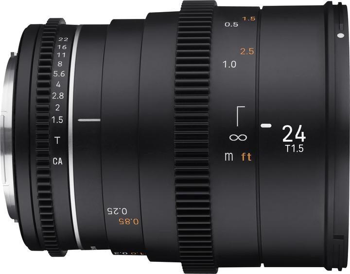 Immagine prodotto Samyang 24mm T1.5 MK2 MFT (Micro Four Thirds, Full-frame, APS-C / DX, Micro Four Thirds)